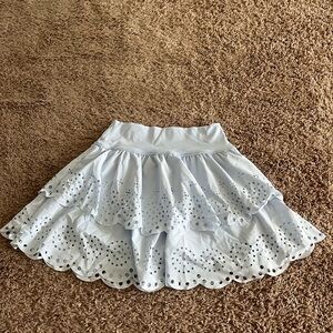 Aerie Light Blue athletic Skirt with built in spandex